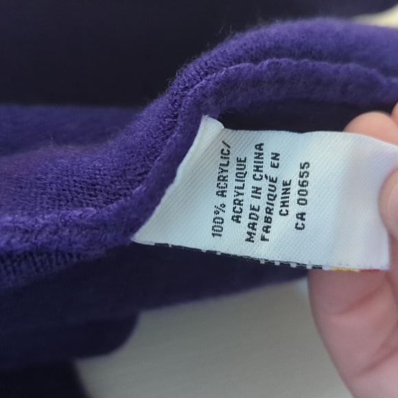 Purple ombre open front cardigan - Picture 3 of 4